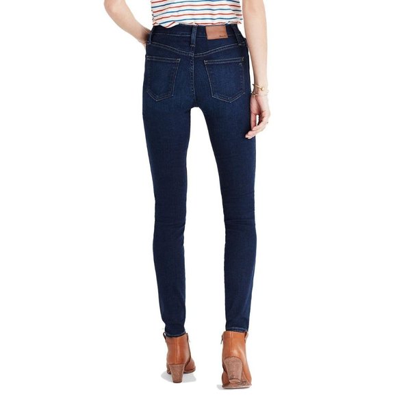 🆕 MADEWELL 10" High Rise Skinny Jeans F4684 Size 26 (2) - Picture 4 of 12